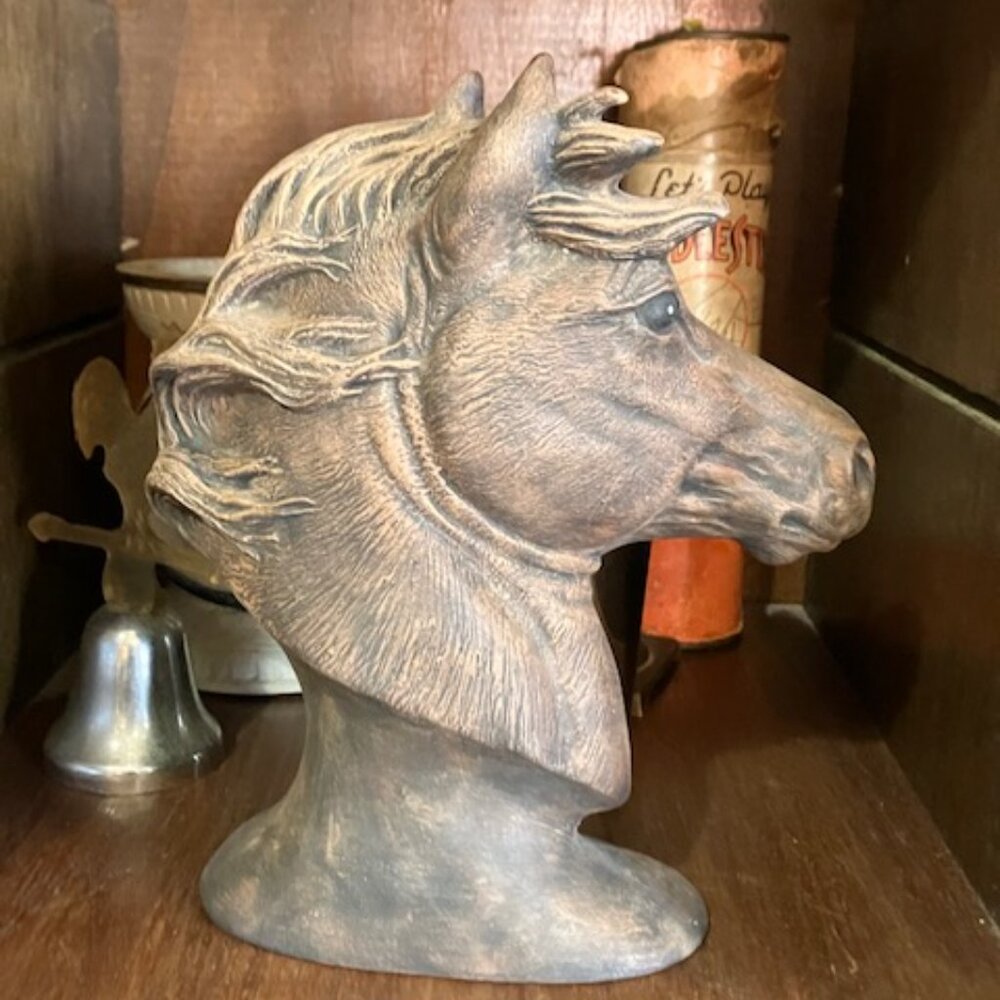 Ceramic Horse Head Decor Item - Picture 2 of 2